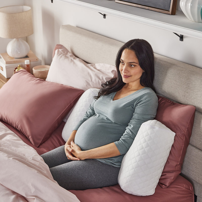 nue By Novaform Wedge Pregnancy Pillow With Antimicrobial Cool Cover